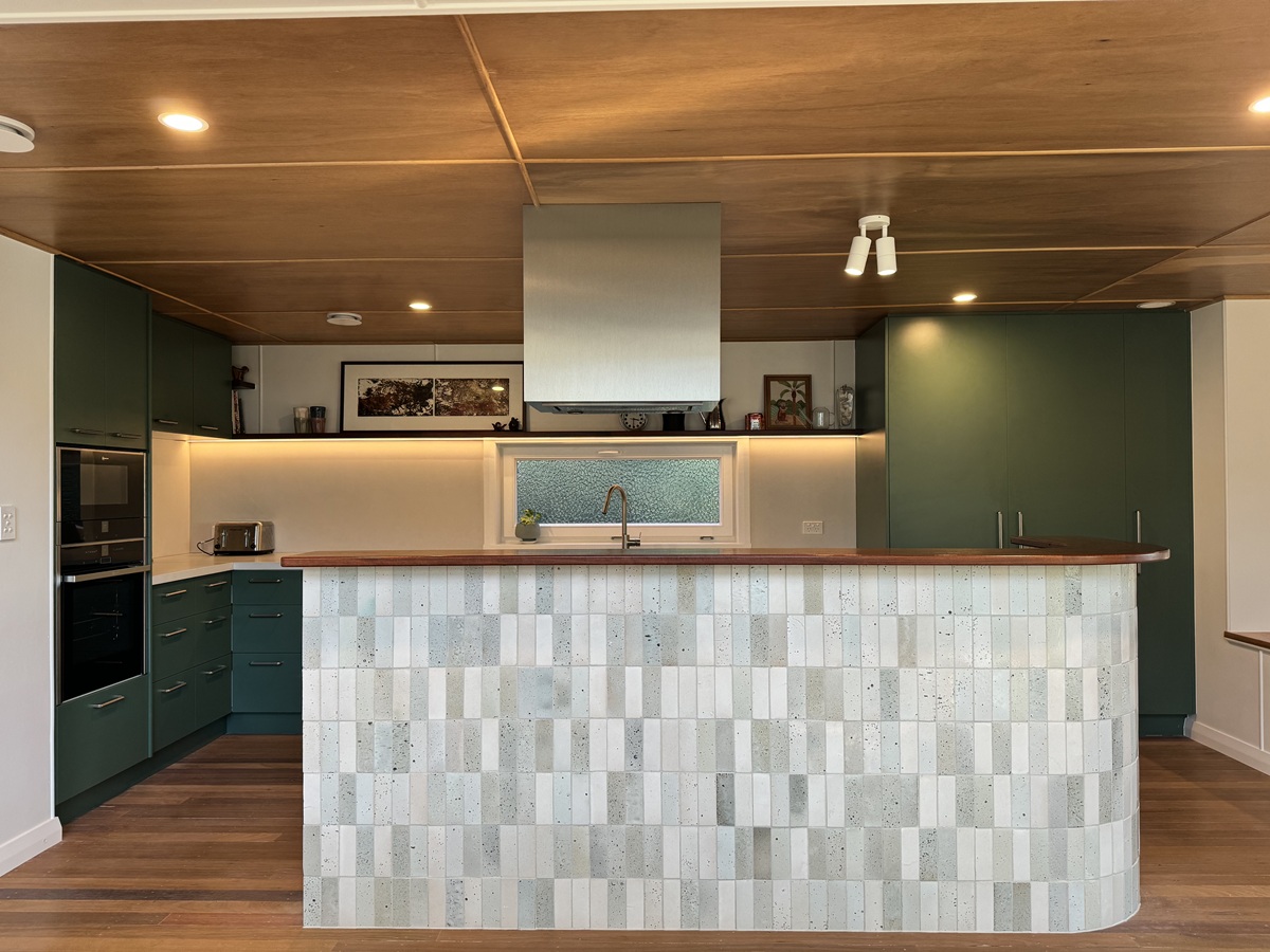 Passive House interior — kitchen detail